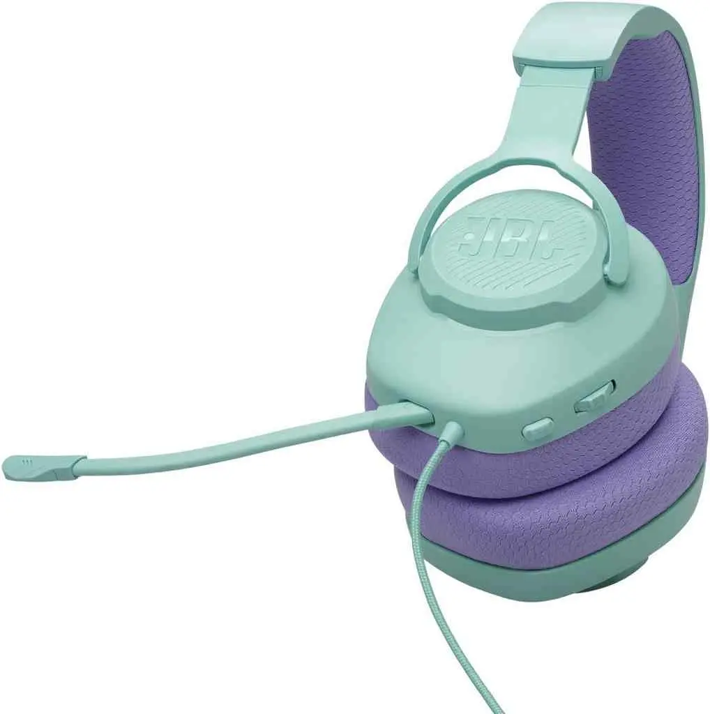 Căşti JBL Quantum 100M2 Cyan, verde/violet