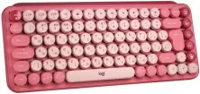 Tastatură Logitech POP Keys, roz