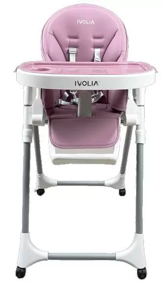 Стульчик для кормления Ivolia Q6, розовый