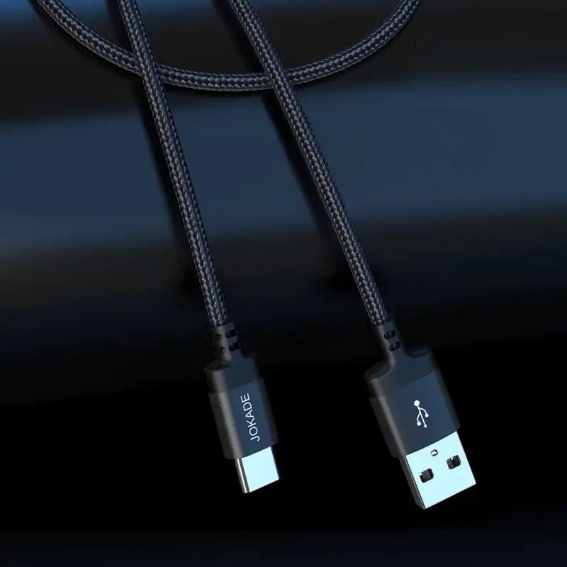 Cablu USB Jokade JA001 USB to Type-C 1m, negru