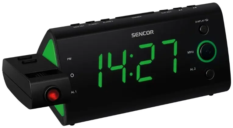 Радиочасы Sencor SRC 330GN
