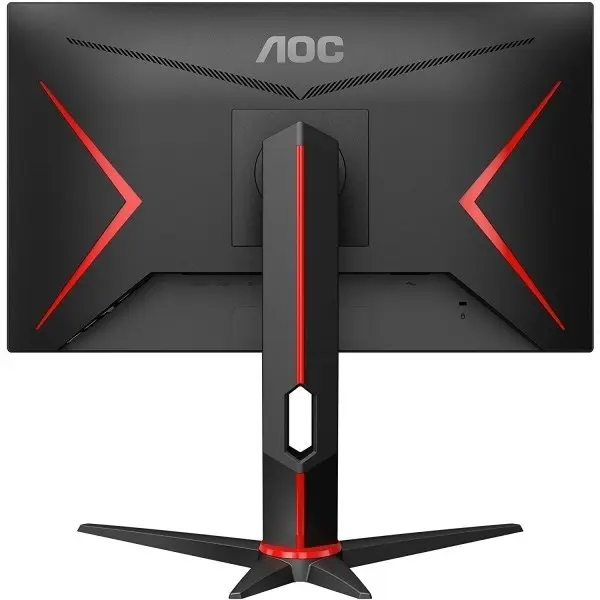 Монитор Aoc 24G2U/BK, черный/красный