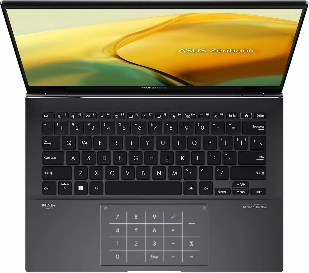 Ноутбук Asus Zenbook 14 UM3402YA (14.0"/WQXGA/Ryzen 5 7530U/16GB/1TB), черный