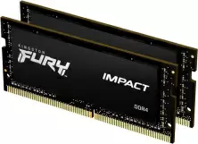 Оперативная память Kingston Fury Impact Black 32GB (2x16GB) DDR4-2666MHz, CL16, 1.2V