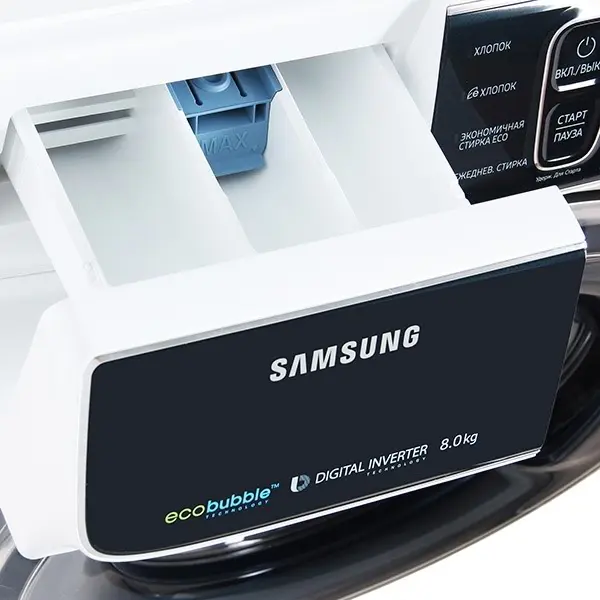 Maşină de spălat rufe Samsung WW80K52E61SDBY, argintiu