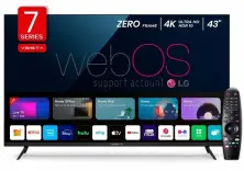 Телевизор Vesta WU4375AAA + MR20GA, черный на tehnoparc.md Телевизор Vesta WU4375AAA + MR20GA, черный