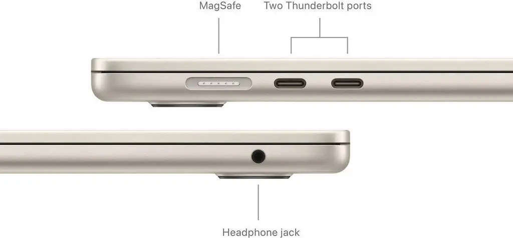 Ноутбук Apple MacBook Air Z1GF0007W (15.3"/M3/16GB/512GB), золотой