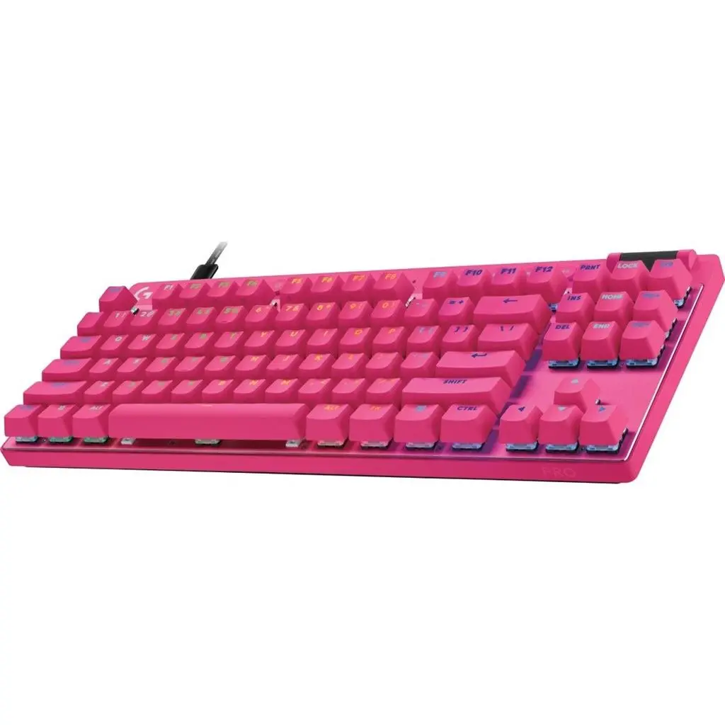 Tastatură Logitech G Pro X TKL Rapid Magenta, roz pe tehnoparc.md Tastatură Logitech G Pro X TKL Rapid Magenta, roz