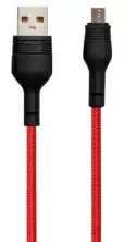 Cablu USB XO Micro-USB Brainded NB55, roșu