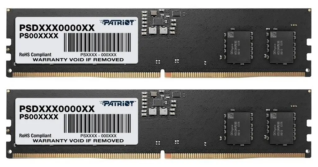 Memorie Patriot Signature Line 16GB (2x8GB) DDR5-4800MHz, CL40, 1.1V pe tehnoparc.md Memorie Patriot Signature Line 16GB (2x8GB) DDR5-4800MHz, CL40, 1.1V