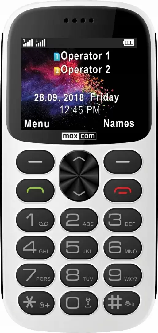 Telefon mobil Maxcom MM471, alb