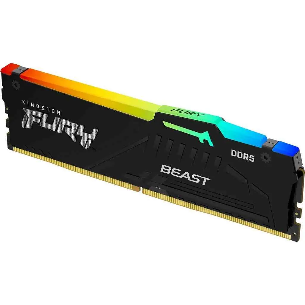 Оперативная память Kingston FURY Beast RGB 8GB DDR5-6000MHz, CL36-38-38, 1.35V на tehnoparc.md Оперативная память Kingston FURY Beast RGB 8GB DDR5-6000MHz, CL36-38-38, 1.35V