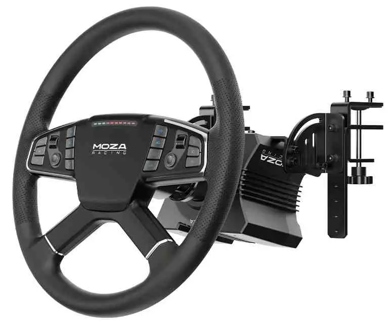 Volan pentru jocuri Moza Trucking Bundle, negru