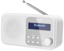 Radio portabil Sharp DR-P420WHV01, alb