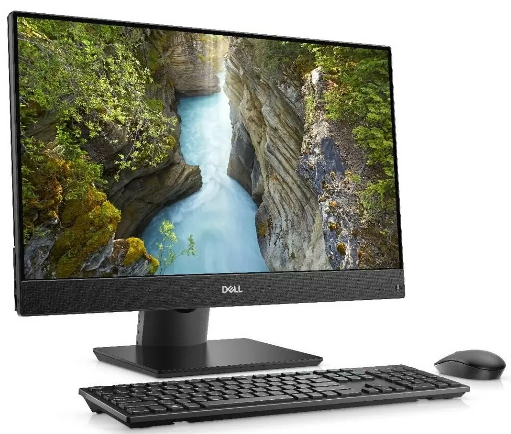 All-in-One Dell OptiPlex 5480 (23.8"/FHD/Core i3-10100T/8GB/256GB/Intel UHD 630), negru