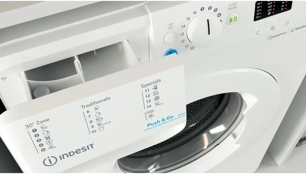Maşină de spălat rufe Indesit BWSA 61294 W EU N, alb pe tehnoparc.md Maşină de spălat rufe Indesit BWSA 61294 W EU N, alb