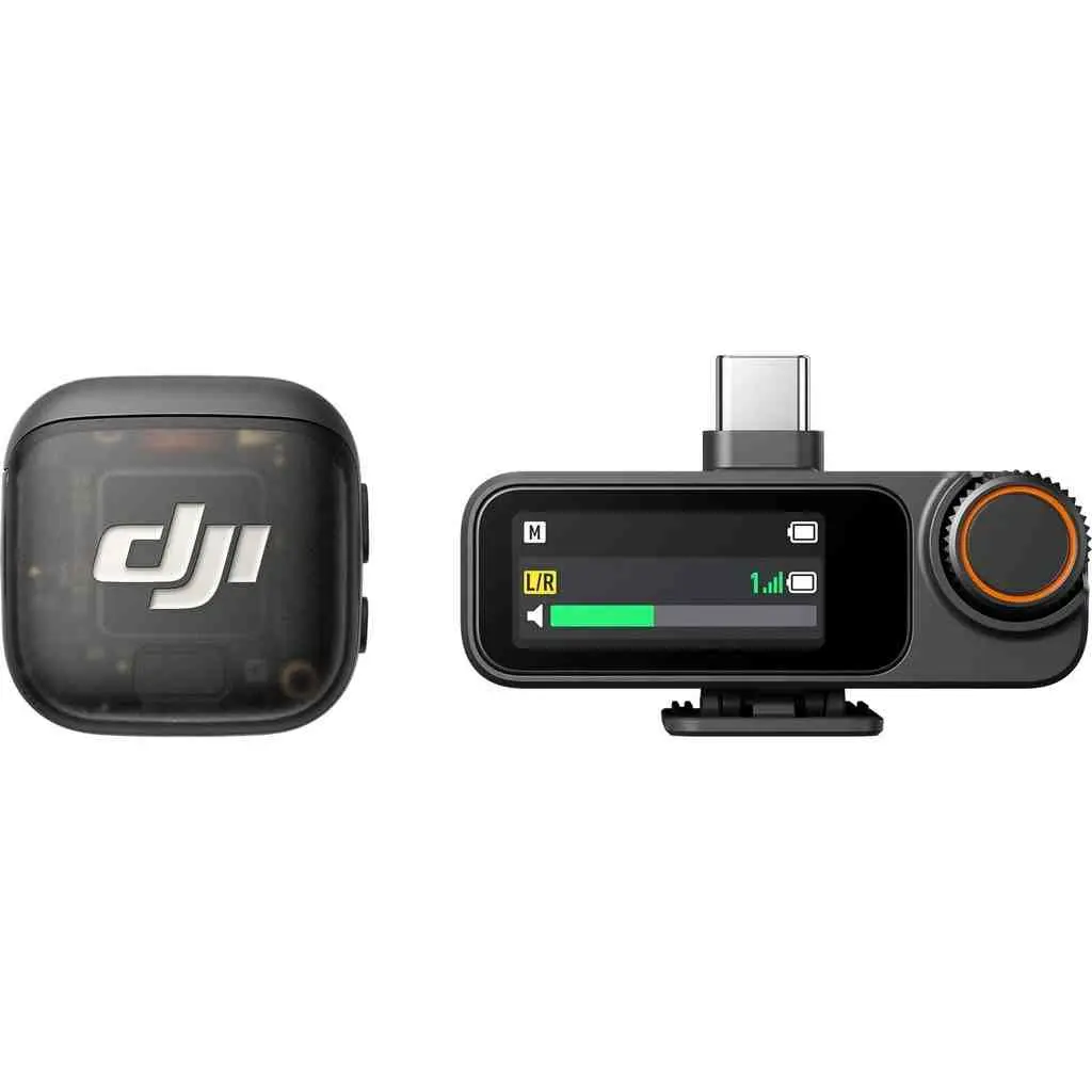 Microfon DJI Mic 3 (1 TX + 1 RX), negru
