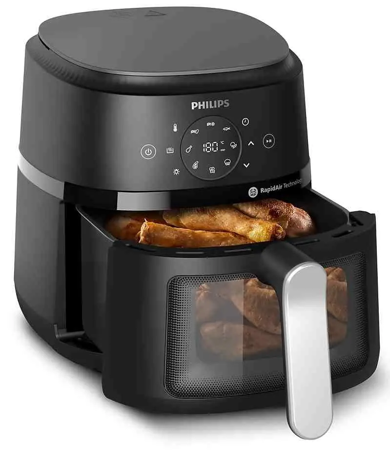 Аэрогриль Philips NA221/00, черный