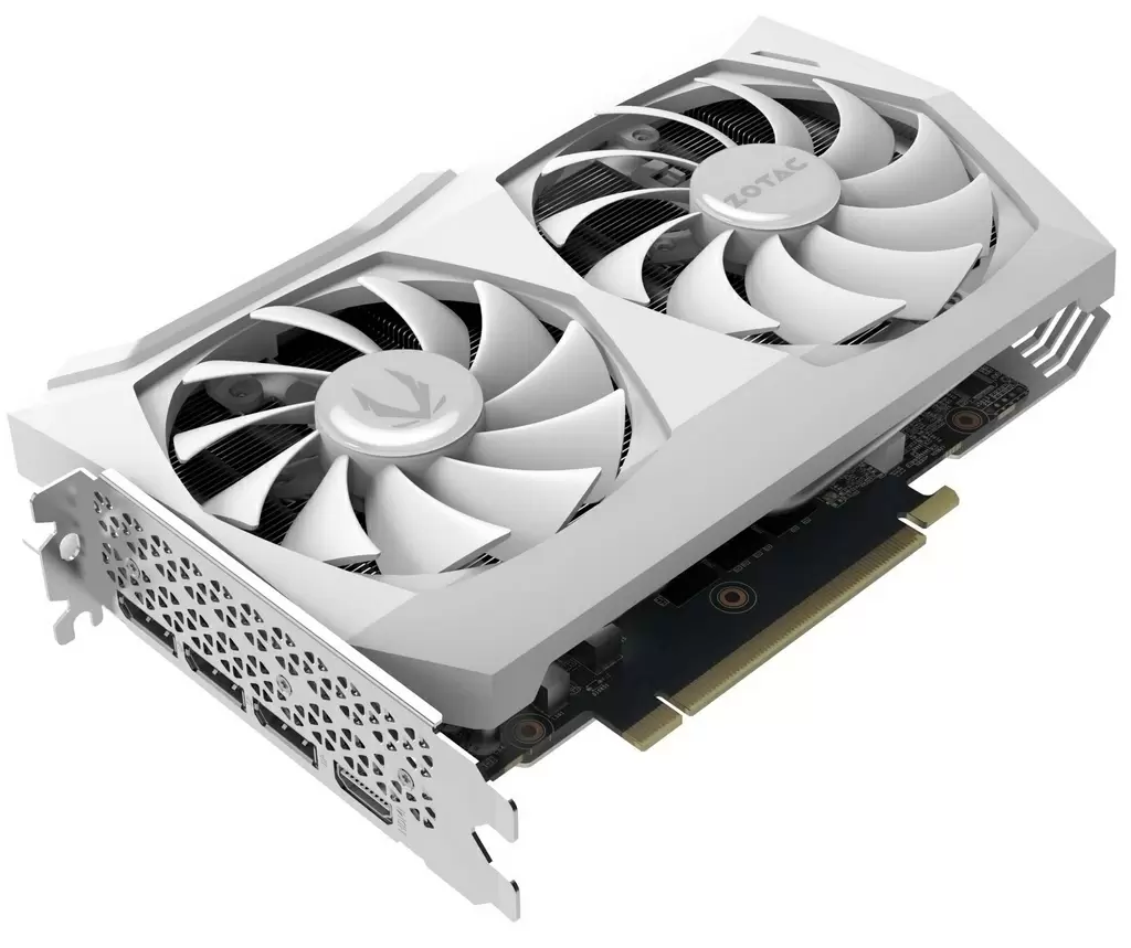 Видеокарта Zotac GeForce RTX 3060 Ti AMP LHR White Edition 8GB GDDR6