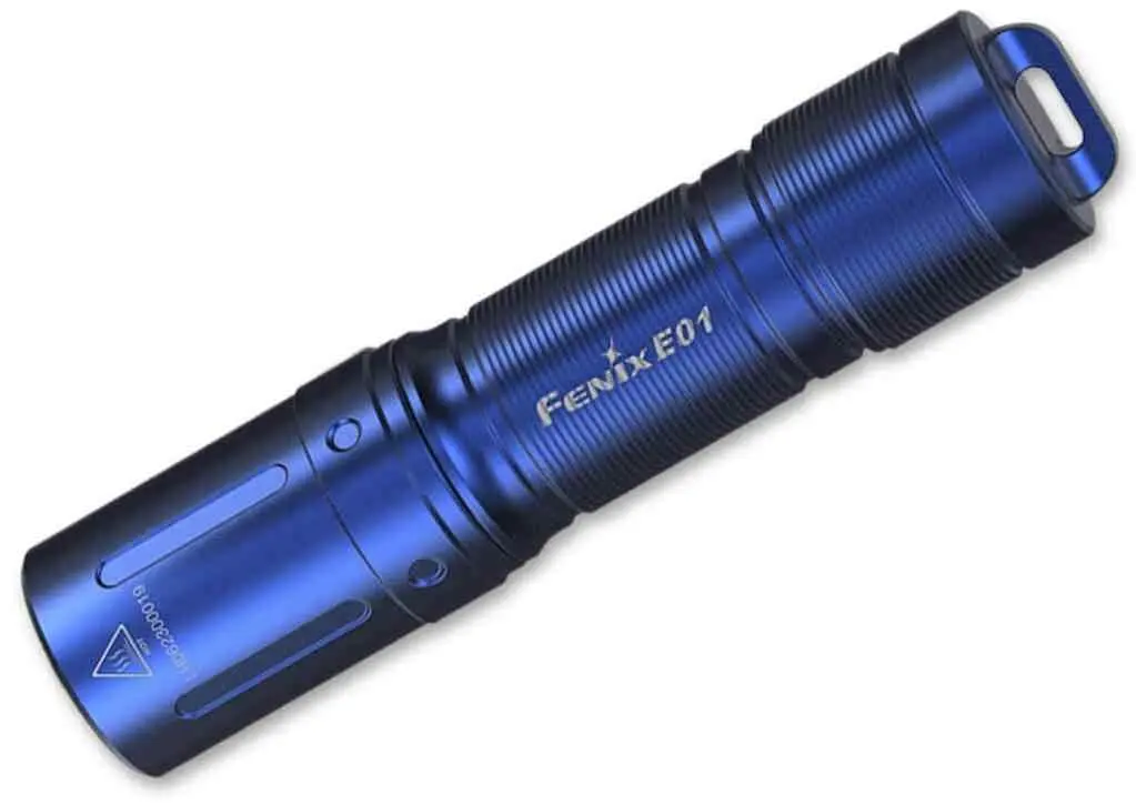 Фонарь Fenix E01 V2.0, синий