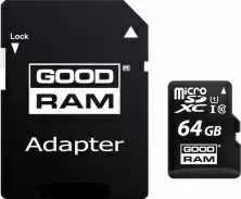 Card de memorie flash Goodram UHS-I + SD adapter, 64GB