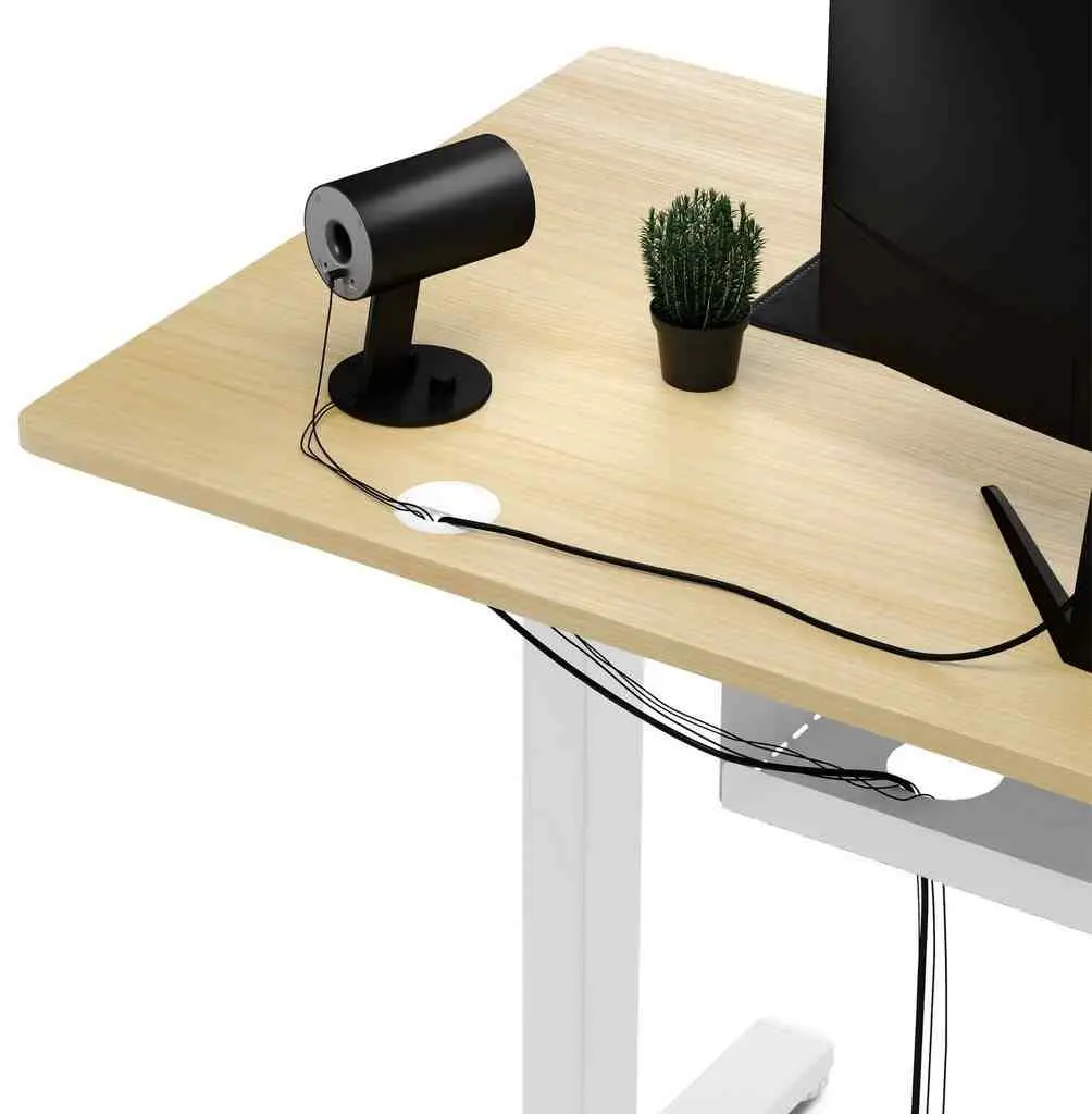 Письменный стол SENSE7 Nojo 120x60, белая сосна