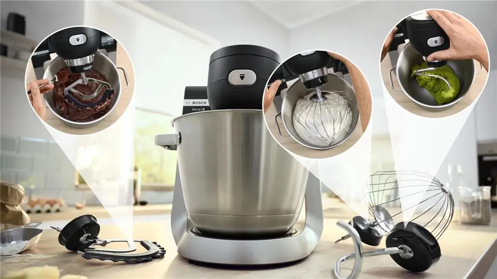 Кухонный комбайн Bosch MUMS6ZS17, нержавеющая сталь/черный на tehnoparc.md Кухонный комбайн Bosch MUMS6ZS17, нержавеющая сталь/черный