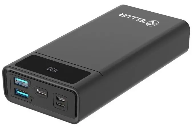 Acumulator extern Tellur PD200 Display 20000mAh, negru