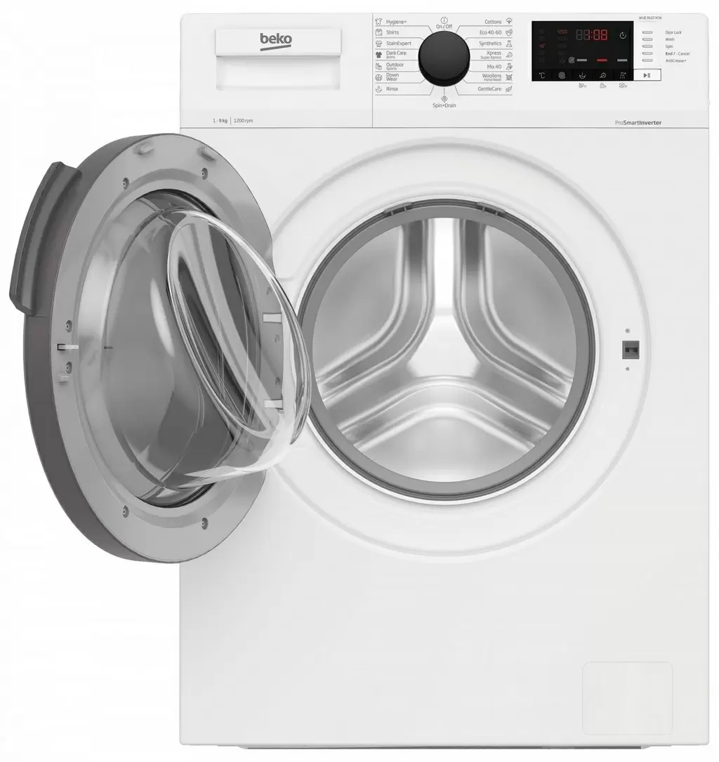 Maşină de spălat rufe Beko WUE9622XCW, alb