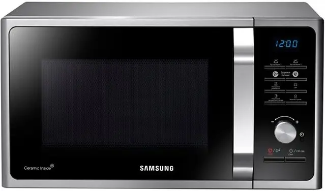 Микроволновая печь Samsung MS23F302TAS/BW, черный/серебристый