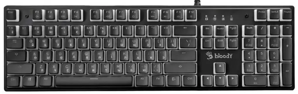 Клавиатура Bloody S510R, черный