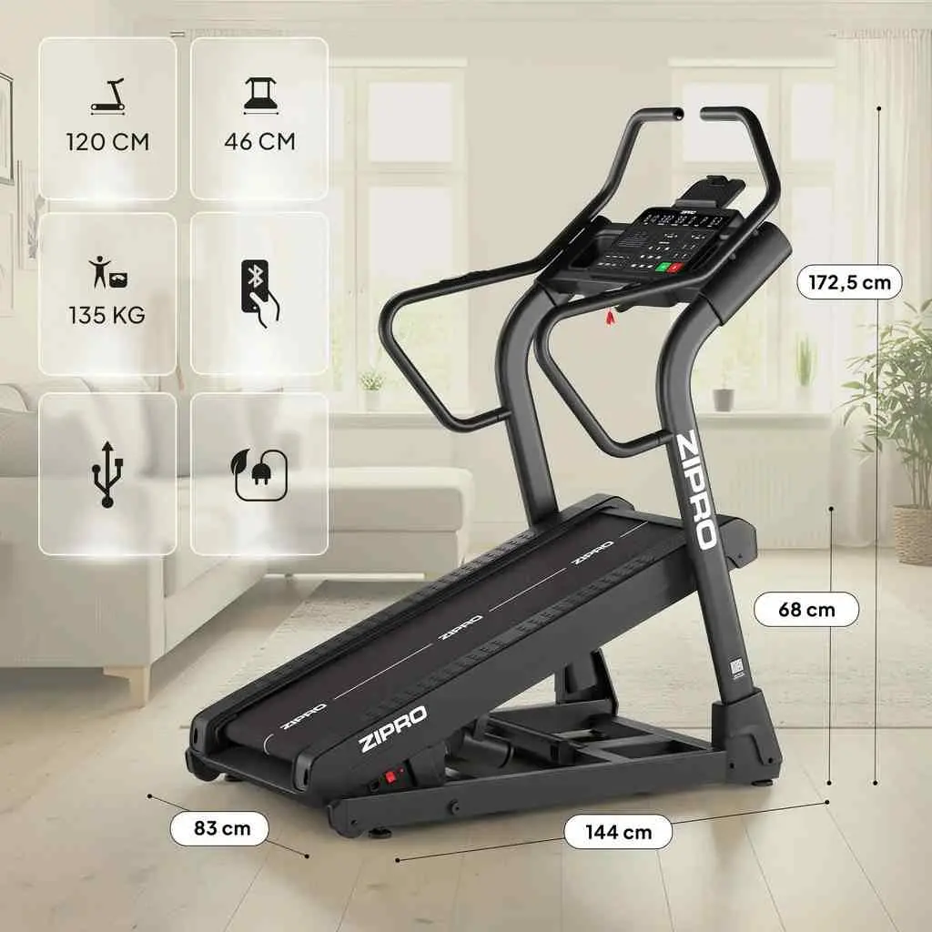 Bandă de alergat Zipro Shred, negru pe tehnoparc.md Bandă de alergat Zipro Shred, negru