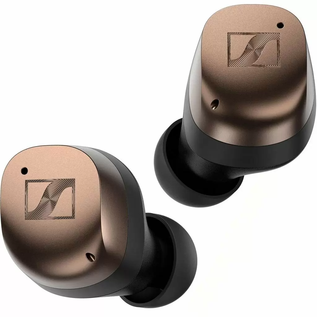 Căşti Sennheiser Momentum 4 TWS, negru/auriu