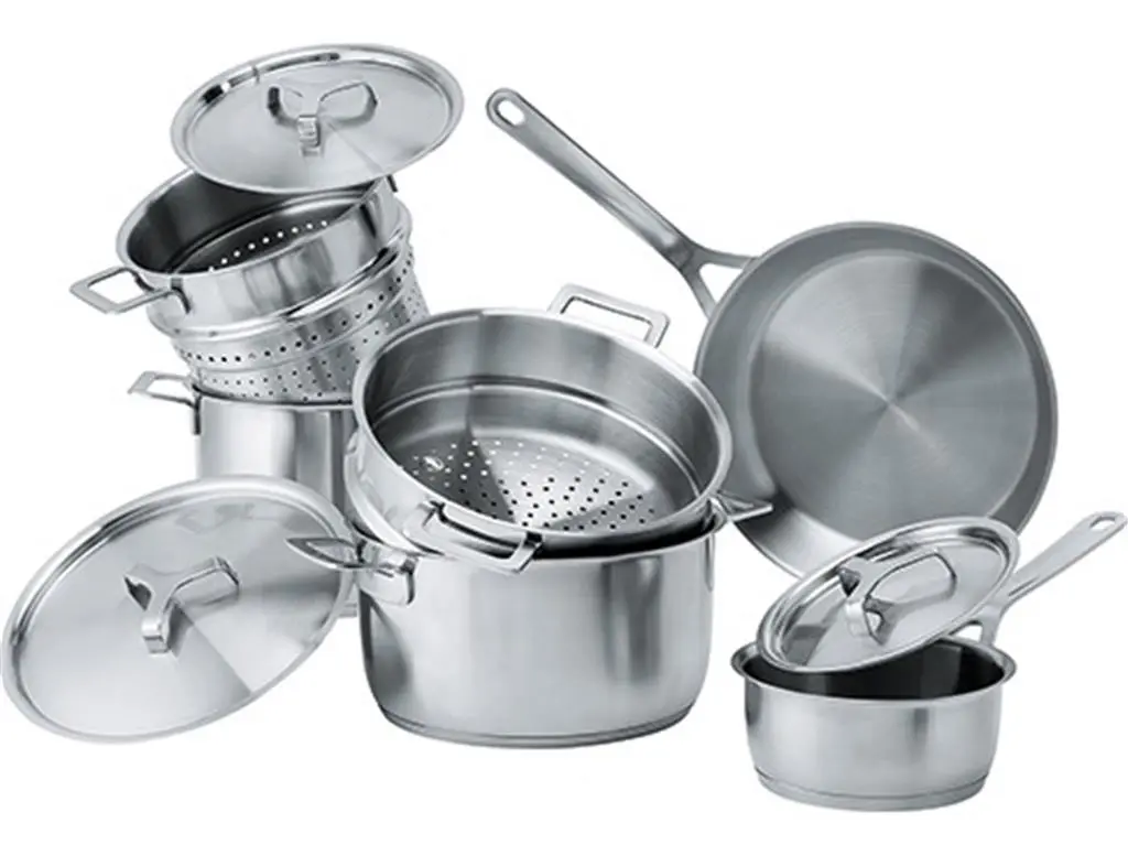 Set vase de gatit Franke A di Alessi (112.0500.078), inox pe tehnoparc.md Set vase de gatit Franke A di Alessi (112.0500.078), inox