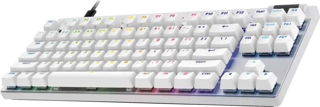 Tastatură Logitech G Pro X TKL Rapid White, alb pe tehnoparc.md Tastatură Logitech G Pro X TKL Rapid White, alb