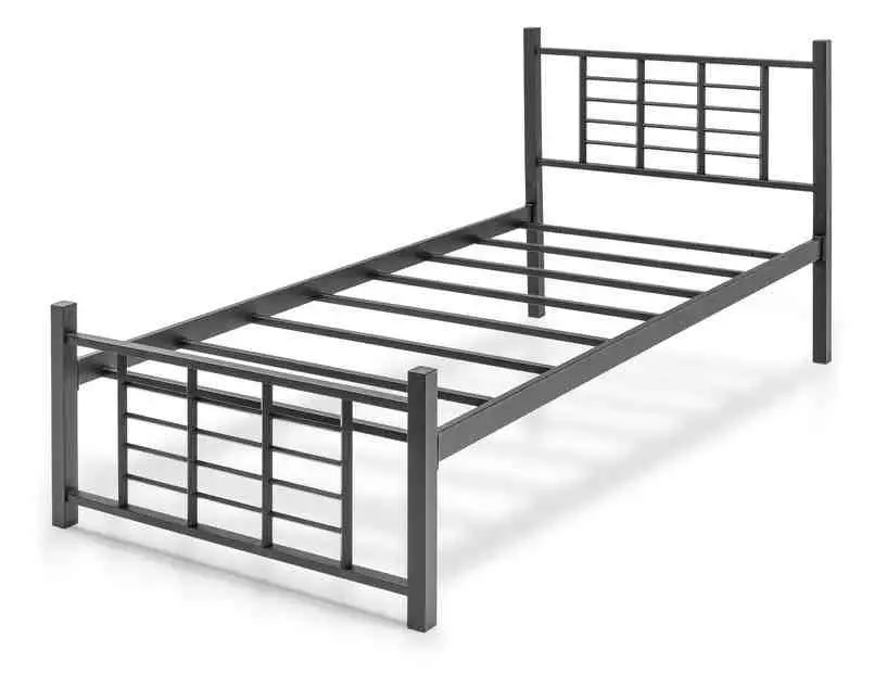 Кровать Evger K-01 90x200cm, серый
