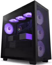 Carcasă NZXT H7 Flow RGB, negru