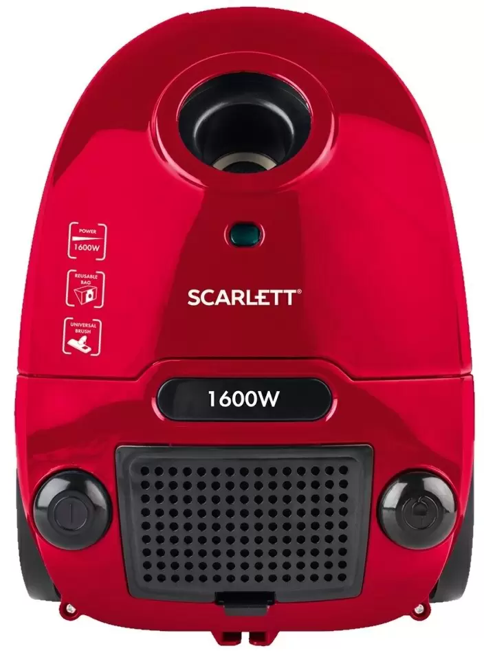 Пылесос с мешком Scarlett SC-VC80B63, красный