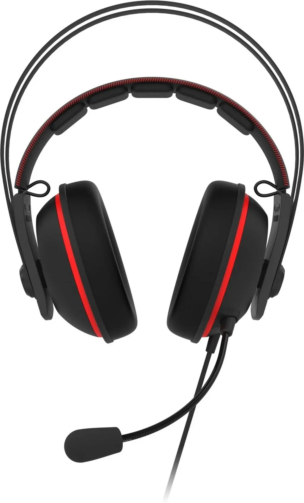 Căşti Asus TUF Gaming H7 Core, negru/roșu pe tehnoparc.md Căşti Asus TUF Gaming H7 Core, negru/roșu