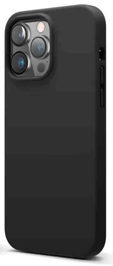 Husă de protecție Helmet Case Liquid Silicone iPhone 14 Pro Max (HMTCLIPH14PMBK), negru