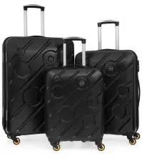 Set de valize CCS 5208 Set, negru pe tehnoparc.md Set de valize CCS 5208 Set, negru