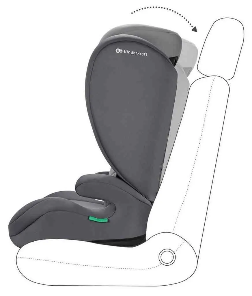 Детское автокресло KinderKraft I-Spark i-Size, серый