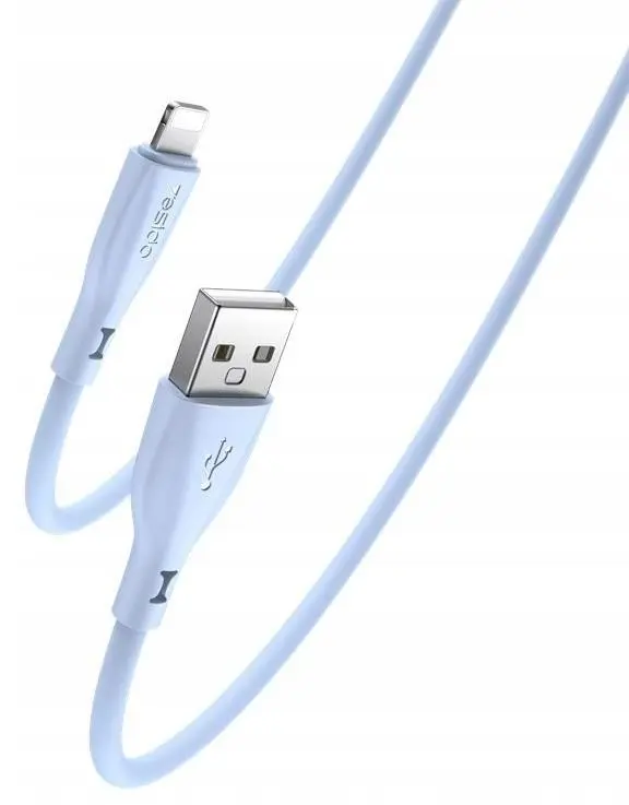 USB Кабель Yesido USB-A to Lightning 18W 1м CA119-6, голубой