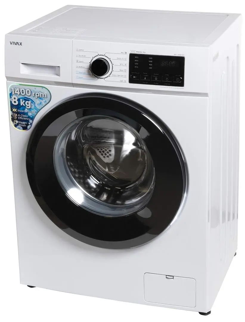 Maşină de spălat rufe Vivax WFL-140812CI, alb