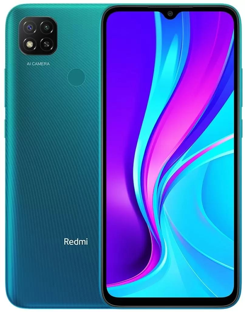 Смартфон Xiaomi Redmi 9C 3GB/64GB, зеленый