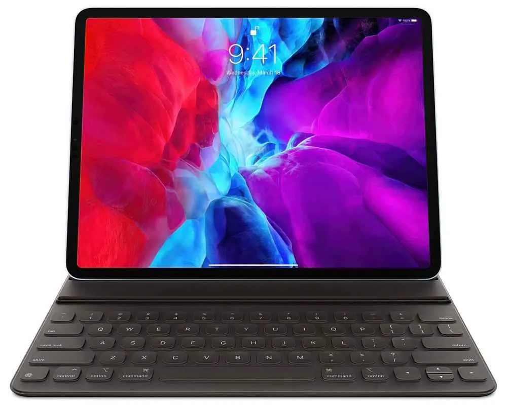 Чехол книжка Apple Smart Keyboard Folio для iPad Pro 12.9 (2020), черный
