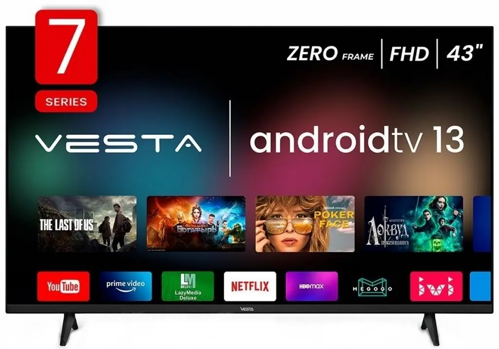 Televizor Vesta LD43H7905, negru