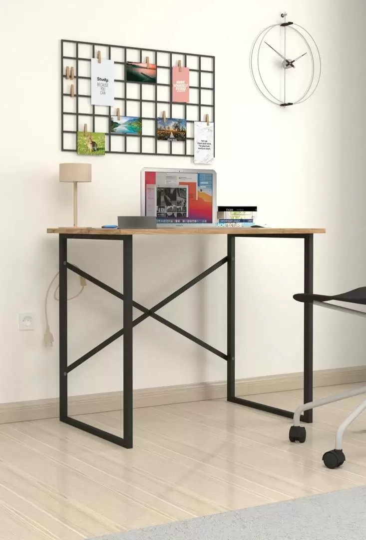 Masă de birou Fabulous 60cm, pin/negru
