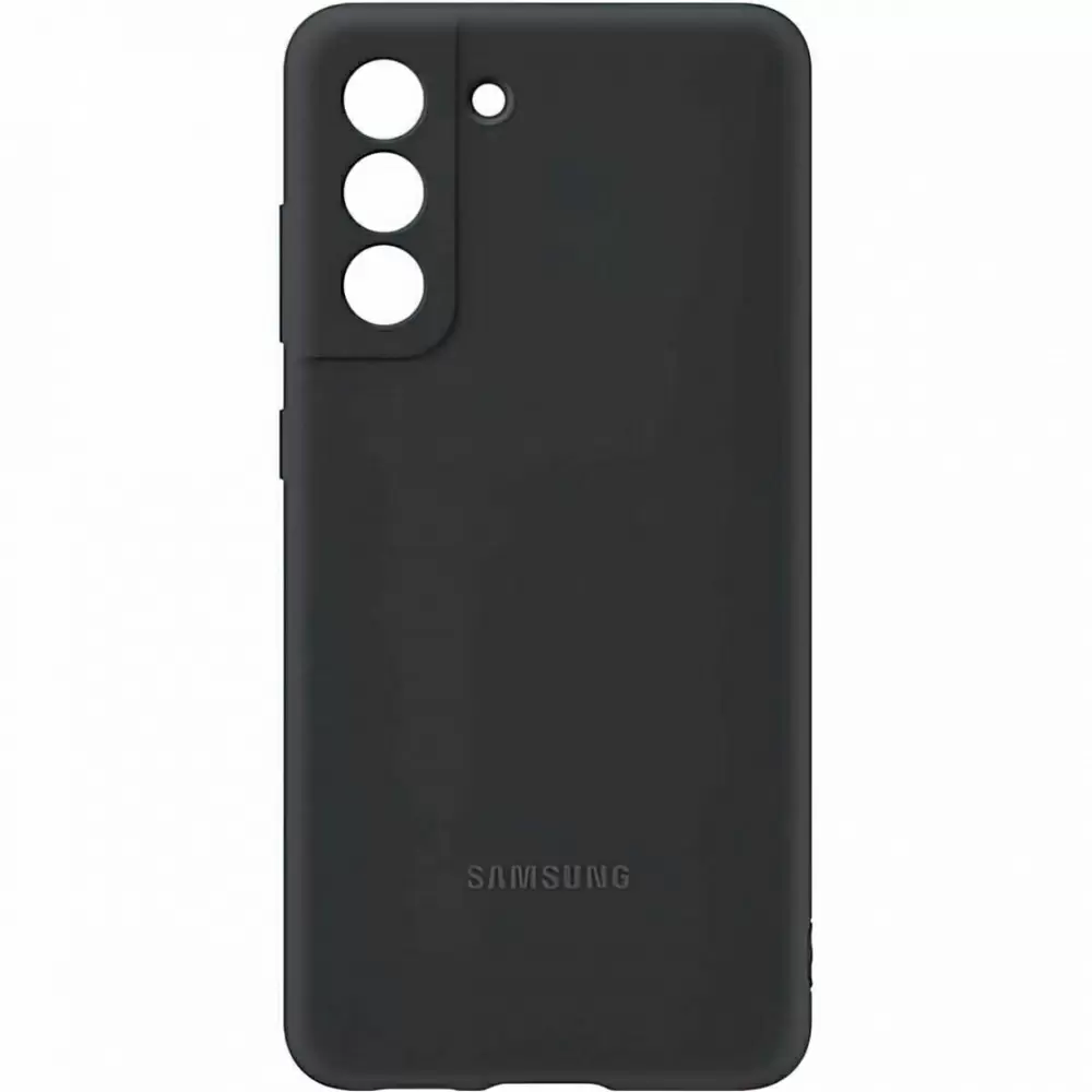 Чехол Samsung Silicone Cover Galaxy S21 FE, темно-серый