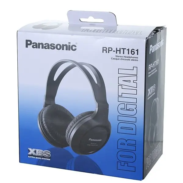 Căşti Panasonic RP-HT161E-K, negru